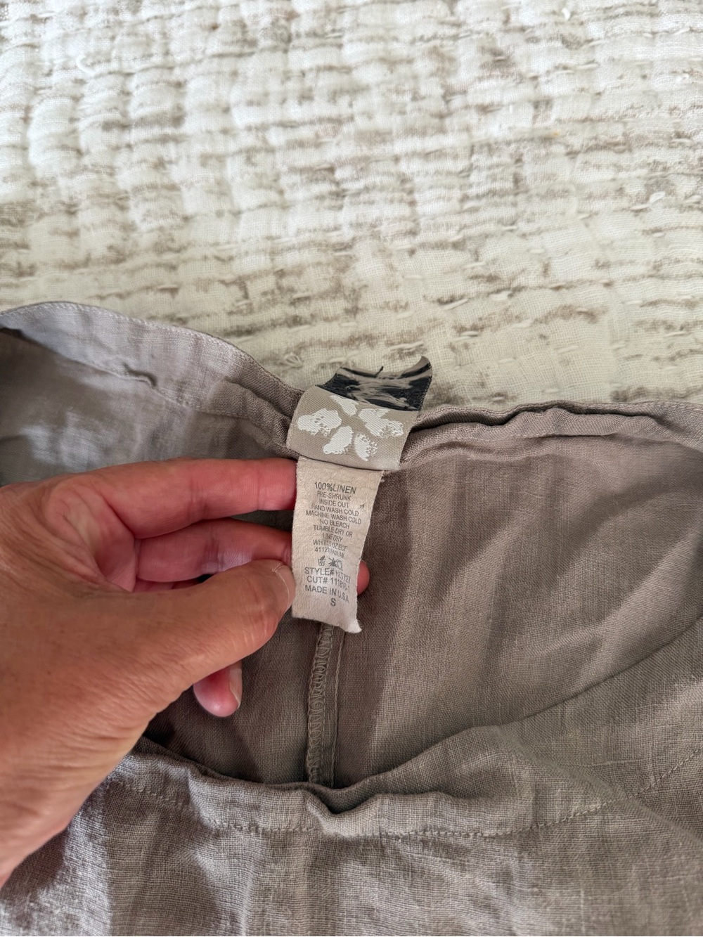 Match Point Linen Top - Picture 5 of 5